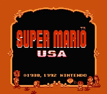 Super Mario USA (Japan) (Virtual Console) screen shot title